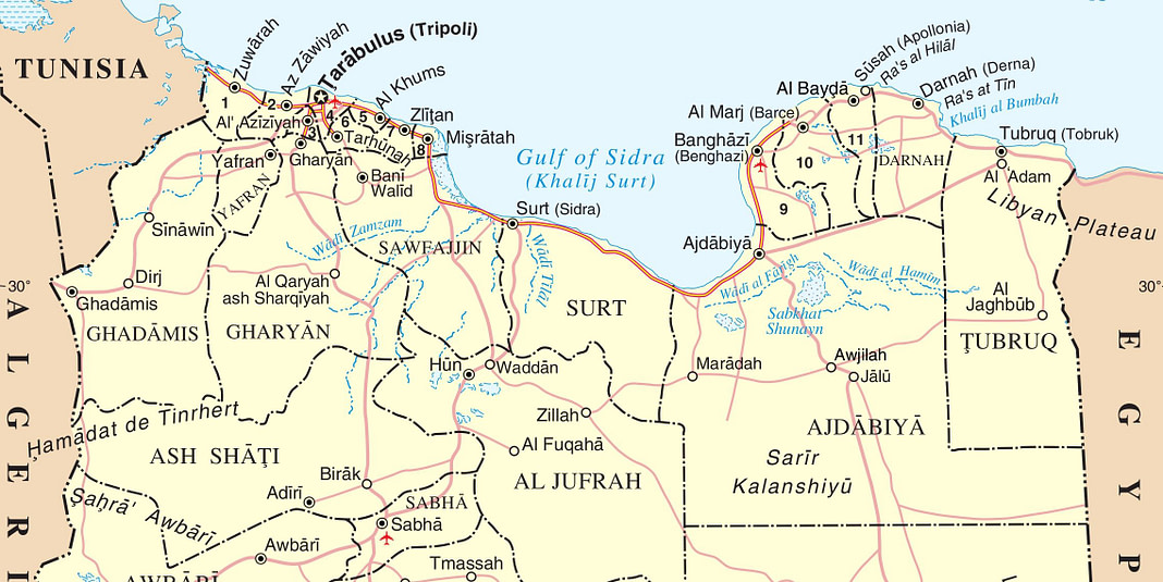 libya-political-map