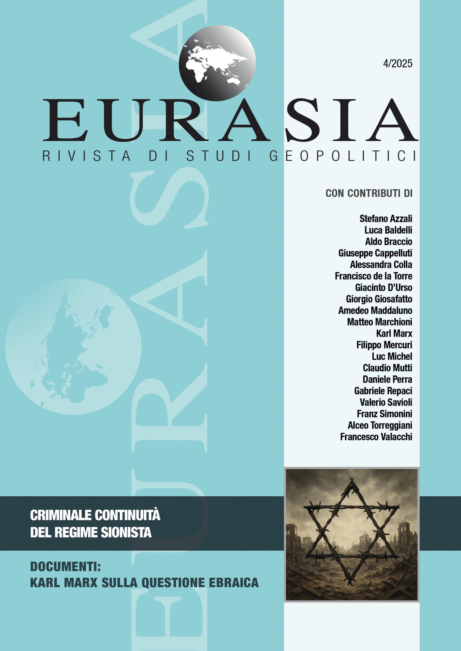 LXXX - Criminale continuità del regime sionista