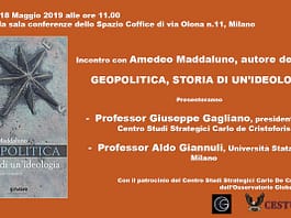 18 MAGGIO, PRESENTAZIONE di “GEOPOLITICA. STORIA DI UN’IDEOLOGIA”